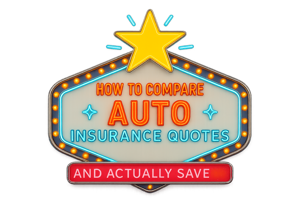 How to Compare Auto Insurance Quotes and Actually Save Money