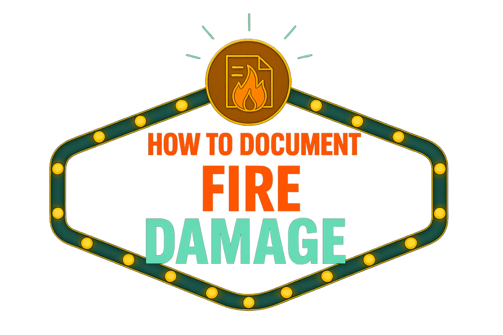 How to Document Fire Damage for Maximum Compensation (Before Cleanup Starts)