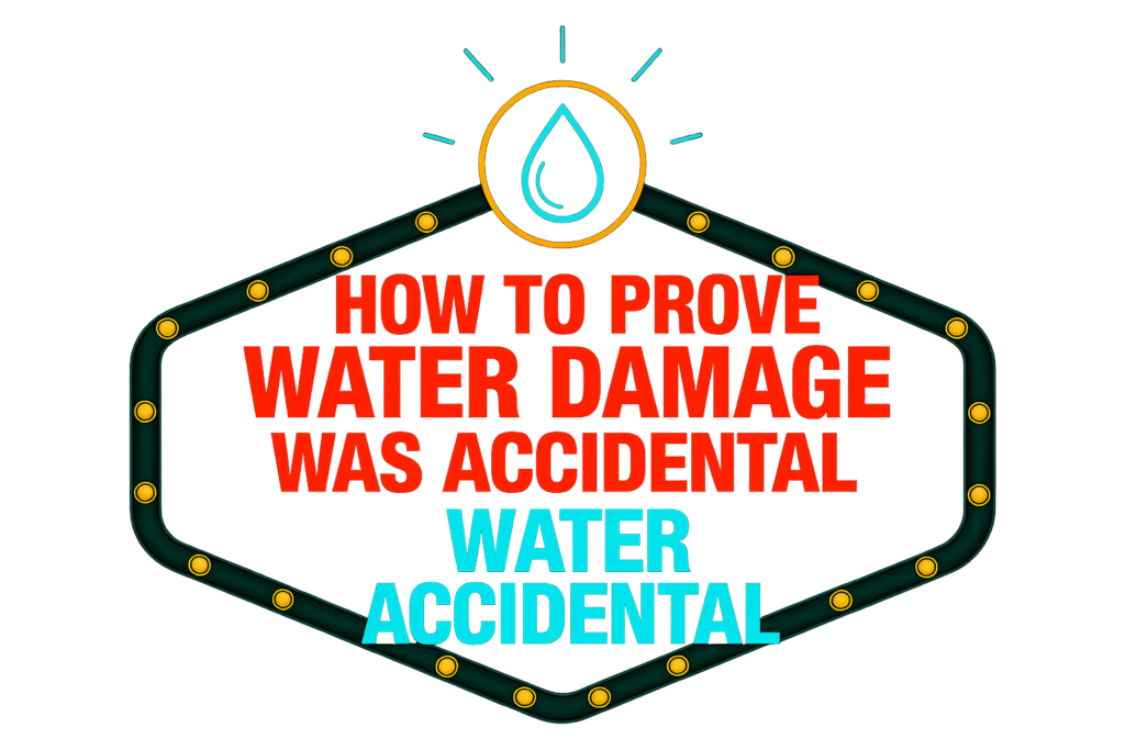 How to Prove Water Damage Was Sudden and Accidental (So Your Insurer Can’t Deny It)