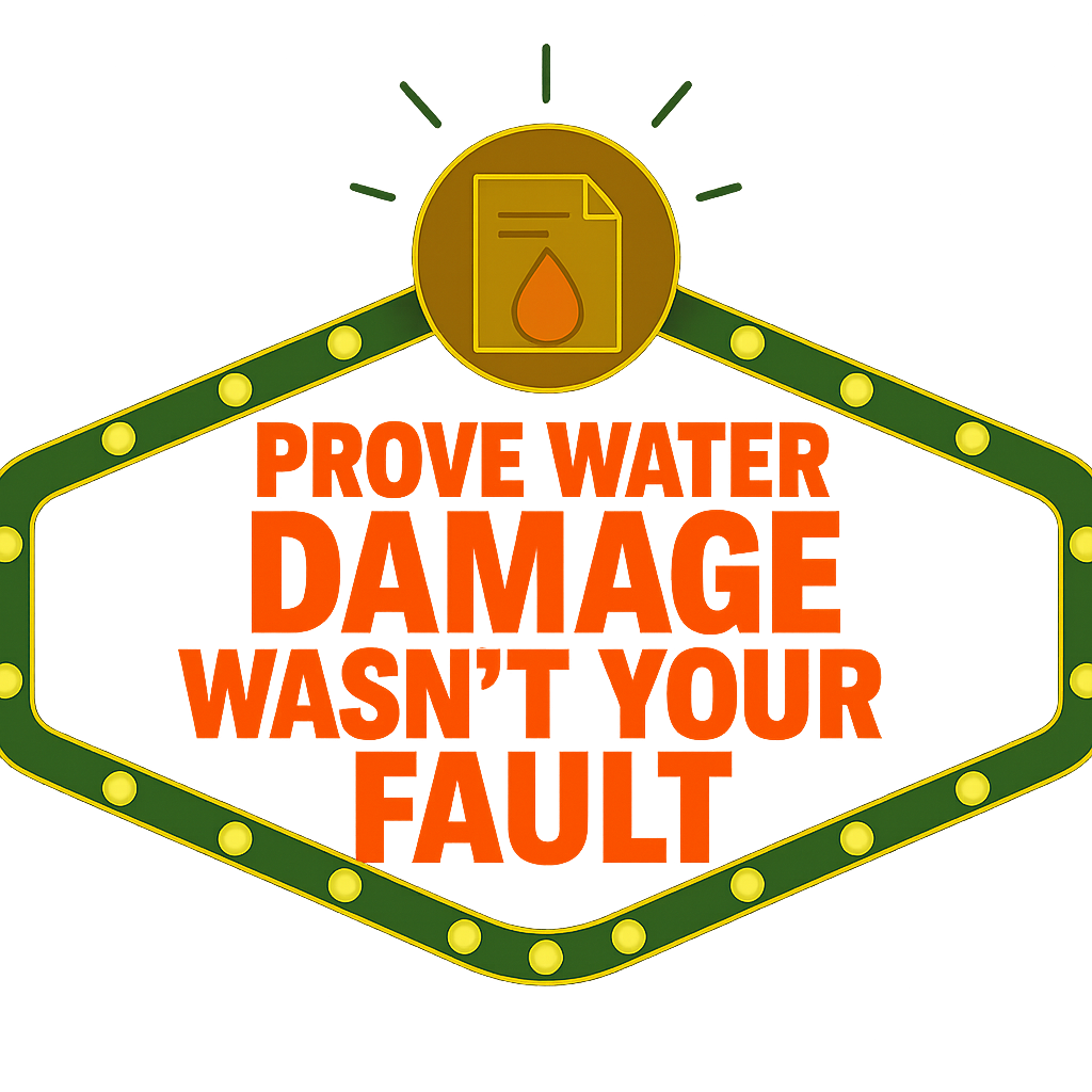 How to Prove Water Damage Wasn’t Your Fault in an Apartment (So the Landlord Can’t Blame You)